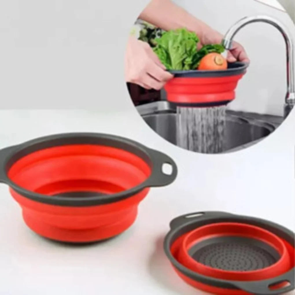 Escorredor retrátil de silicone