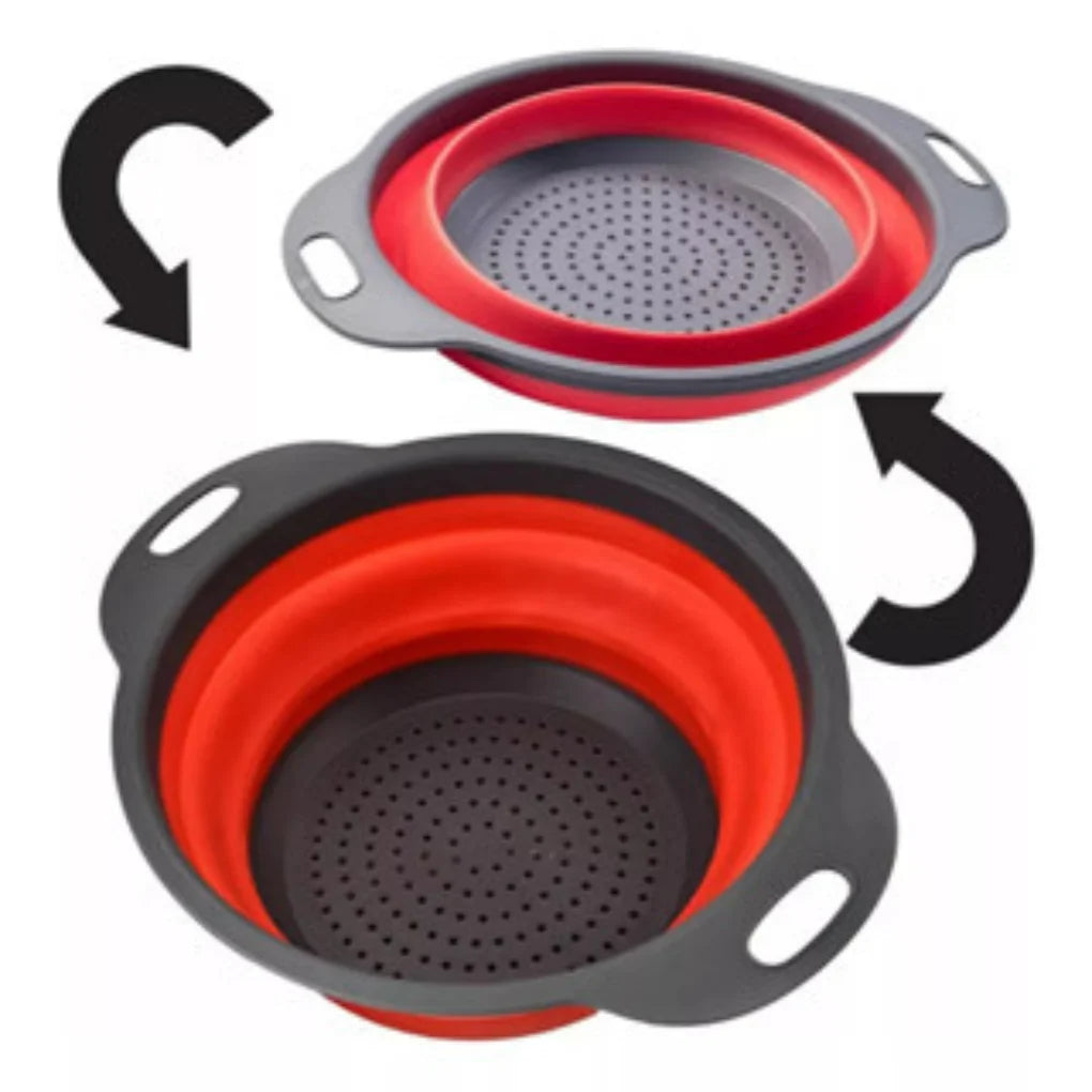 Escorredor retrátil de silicone