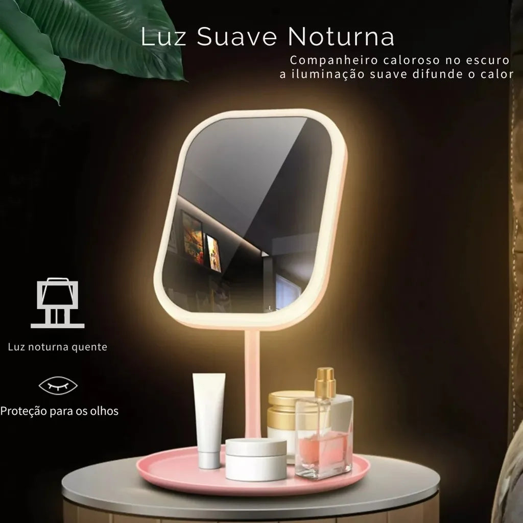 Espelho LED Dobrável